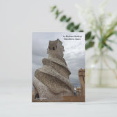 La Pedrera Dakterrassen Barcelona Briefkaart (Staand voorkant)