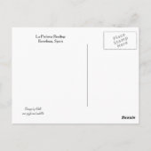La Pedrera Dakterrassen Barcelona Briefkaart (Achterkant)