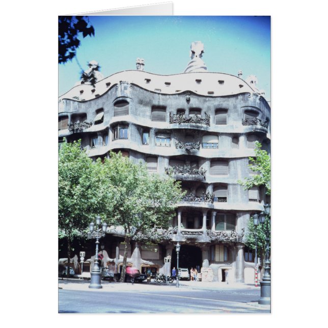 La Pedrera of Casa Mila, 1905-10 (Voorkant)