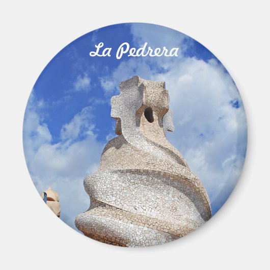 La Pedrera schoorstenen Magneet (Voorkant)