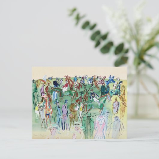 La Pelouse | Raoul Dufy Briefkaart (Staand voorkant)