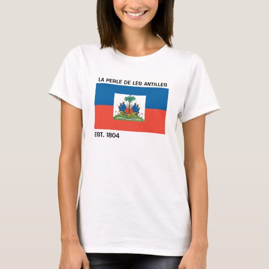 LA PERLE DE LES ANTILLES HAITI SHIRT (Voorkant)