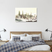 La Perouse in Port Francesci (kleurentraving) Canvas Afdruk (Insitu (Slaapkamer))