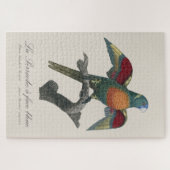 La Perruche a face bleue Legpuzzel (Horizontaal)