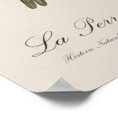 La Perruche a face bleue Poster (Hoek)