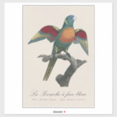 La Perruche a face bleue Sticker (Vel)