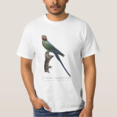 La Perruche a unque et joues rouges T-shirt (Voorkant)