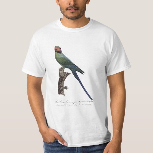 La Perruche a unque et joues rouges T-shirt (Voorkant)