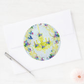 La Petite Chandelier Bella Bella Studios Ronde Sticker (Envelop)