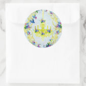 La Petite Chandelier Bella Bella Studios Ronde Sticker (Tas)