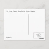 La Petite France, Straatsburg Briefkaart (Achterkant)