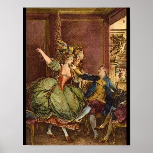 La Petite Loge', Jean Michel_Engravings Poster (Voorkant)