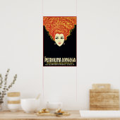 La PETROLINA LONGEGA 1920s Shampoo Advertisement Poster (Keuken)