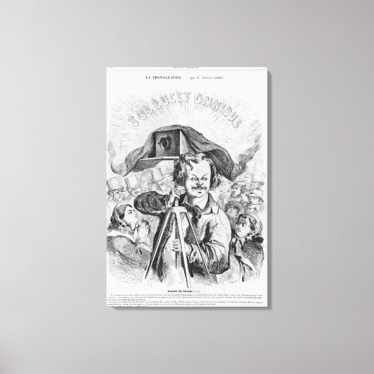 "La Photographie, Nadar (1820-1910) le grand (!!!! Canvas Afdruk (Voorkant)