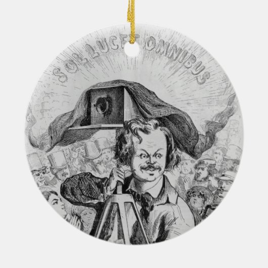 "La Photographie, Nadar (1820-1910) le grand (!!!! Keramisch Ornament (Achterkant)