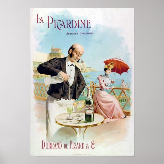La Picardine Absinthe Supérieure Fine Art Poster (Voorkant)