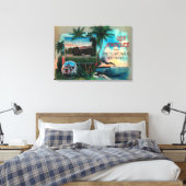 LA & Picturesque Vicinity Canvas Afdruk (Insitu (Slaapkamer))