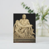 La Pieta door het Briefkaart Michelangelo (Staand voorkant)