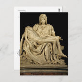 La Pieta door het Briefkaart Michelangelo (Voorkant / Achterkant)