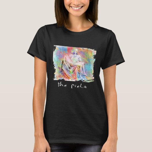 La Pieta Statue T-shirt (Voorkant)