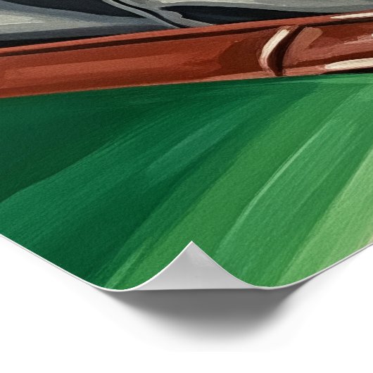 LA PILOTE DE COURSE (De coureur) - Origineel Poster (Hoek)