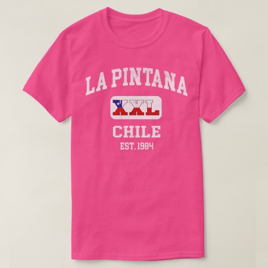 La Pintana Chili XXL Atletisch ontwerp 1 T-shirt (Design voorkant)