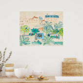 La Place Arago | Raoul Dufy Poster (Keuken)