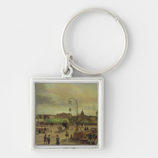 La Place de la Concorde in 1829 Sleutelhanger (Voorkant)