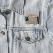 La Place du Carrousel, Parijs Vierkante Button 5,1 Cm (In situ)