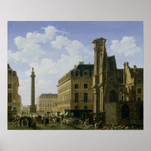 La Place Vendome, 1808 Poster (Voorkant)