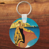 La Plage de Calvi, Corse Sleutelhanger (Voorkant)