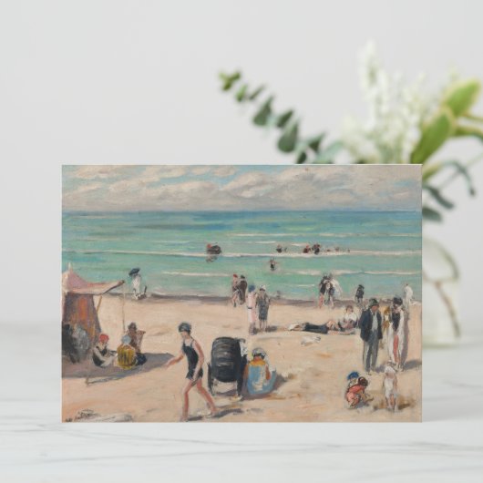 La Plage de Fort-Mahon | Albert André (Staand voorkant)