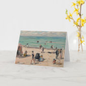 La Plage de Fort-Mahon | Albert André Kaart (Gele Bloem)