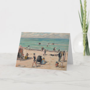 La Plage de Fort-Mahon   Albert André Kaart