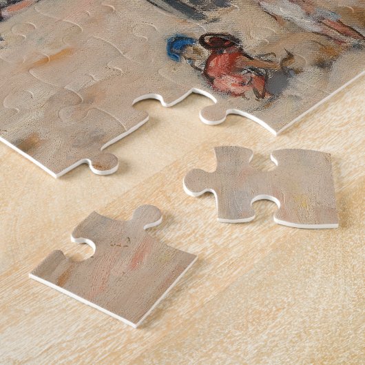 La Plage de Fort-Mahon | Albert André Legpuzzel (Zijkant)