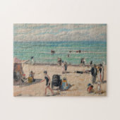 La Plage de Fort-Mahon | Albert André Legpuzzel (Horizontaal)