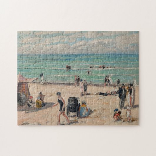 La Plage de Fort-Mahon | Albert André Legpuzzel (Horizontaal)