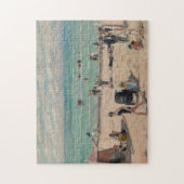La Plage de Fort-Mahon | Albert André Legpuzzel (Verticaal)