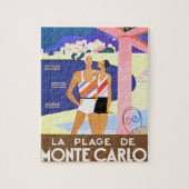 La Plage de Monte Carlo Legpuzzel (Verticaal)