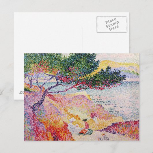 La Plage de Saint-Clair, 1906-07 Briefkaart (Voorkant / Achterkant)