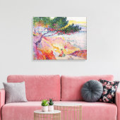 La Plage de Saint-Clair, 1906-07 Canvas Afdruk (Insitu (Woonkamer))