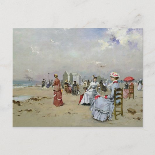La Plage de Trouville Briefkaart (Voorkant)