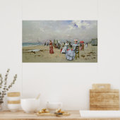 La Plage de Trouville Poster (Keuken)