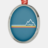La Plagne France Metalen Ornament (Links)