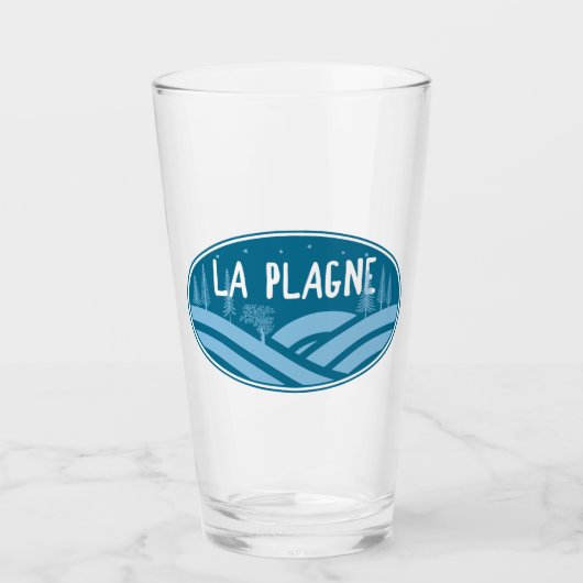 La Plagne France Outdoors Glas (Voorkant)