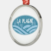 La Plagne France Outdoors Metalen Ornament (Links)