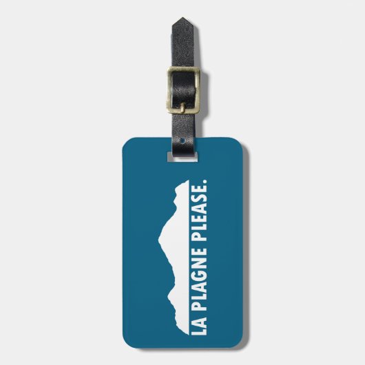 La Plagne France Please Bagagelabel (Voorkant verticaal)