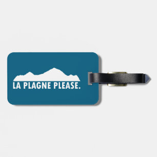 La Plagne Frankrijk Alsjeblieft Bagagelabel