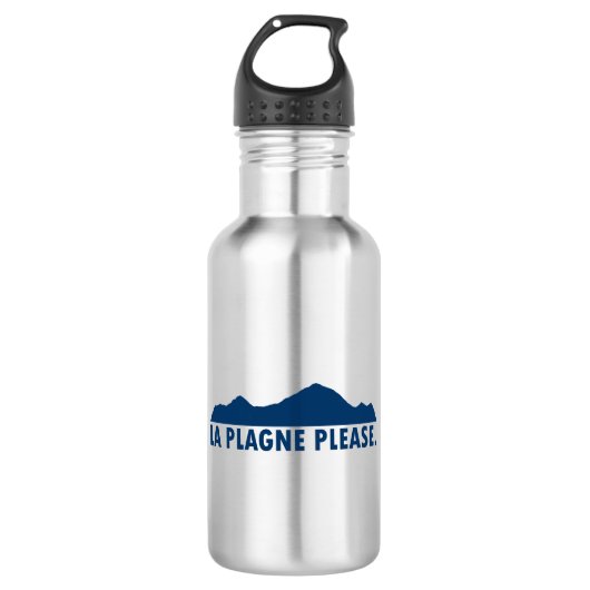 La Plagne Frankrijk Alsjeblieft Waterfles (Voorkant)