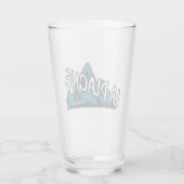 La Plagne Frankrijk Bergen Glas (Achterkant)